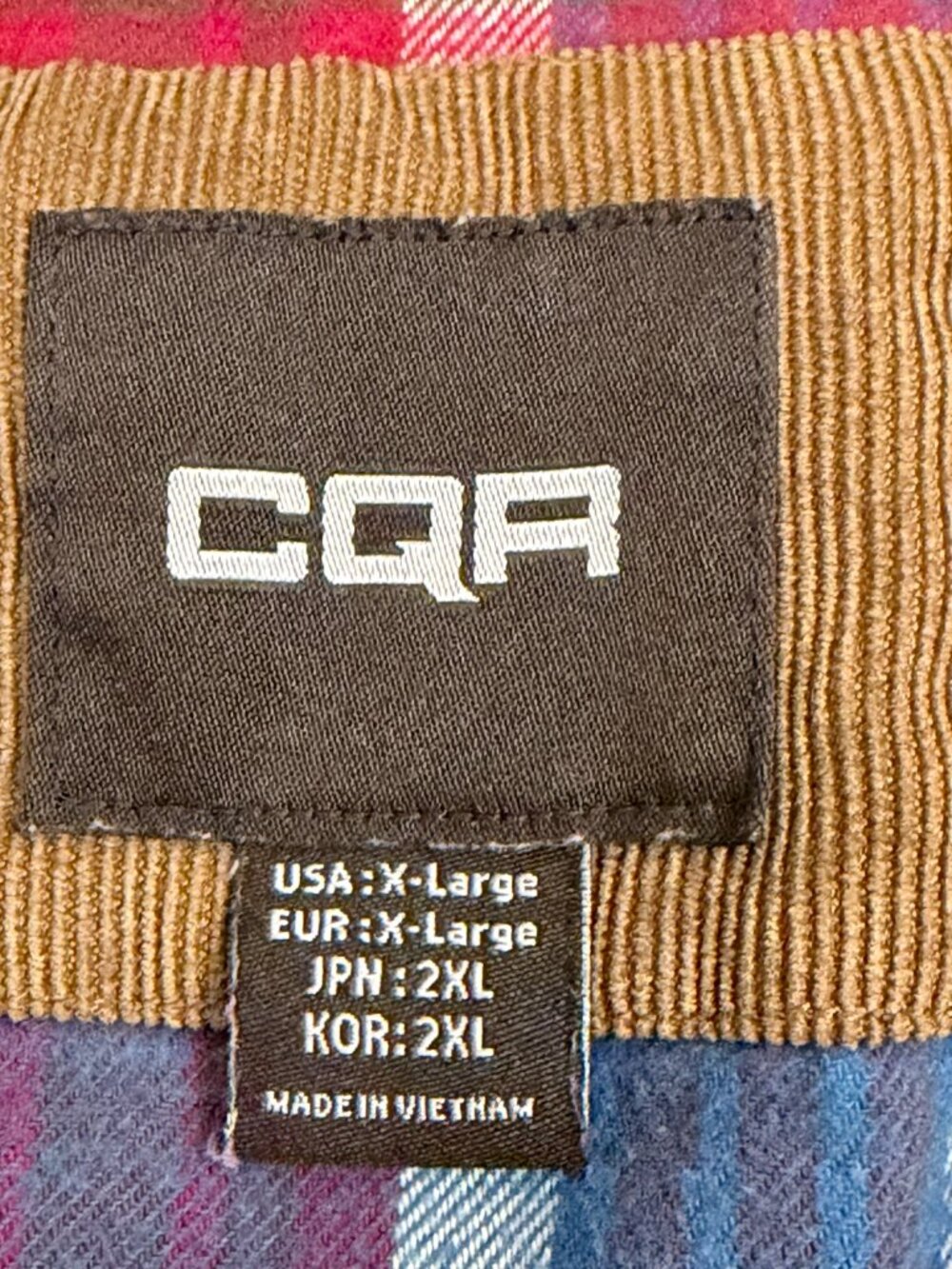 CQR Men’s Plaid Flannel Button Front Shirt XL - Picture 2 of 6